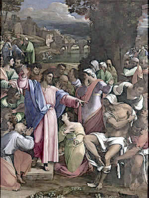 El Greco: Healing the Blind Man 1570