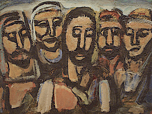 Christ With His Disciples and the Bleeding Woman