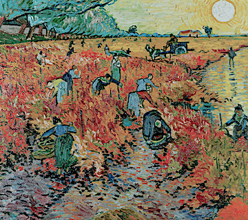 Red Vineyard At Arles, 1888