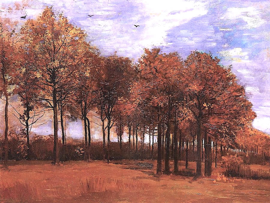 Autumn Landscape, 1885 by Vincent Van Gogh
