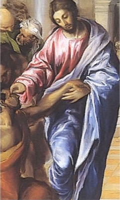 El Greco: Healing the Blind Man 