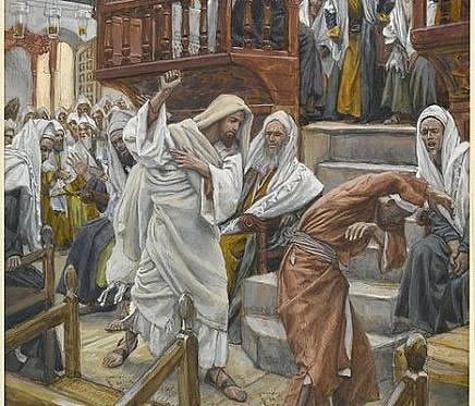 Jesus Rebukes the Unclean Spirit
in the Synagogue