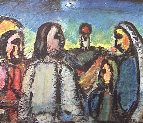 Georges Rouault “Christ et disciples,” Lithograph, 1947