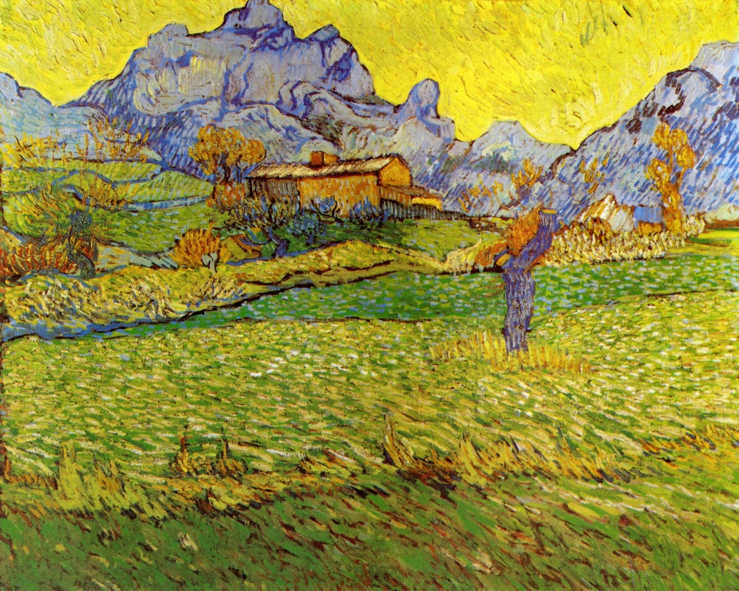 Van Gogh, A Meadow in the Mountains
—Le Mas de Saint-Paul, 1889