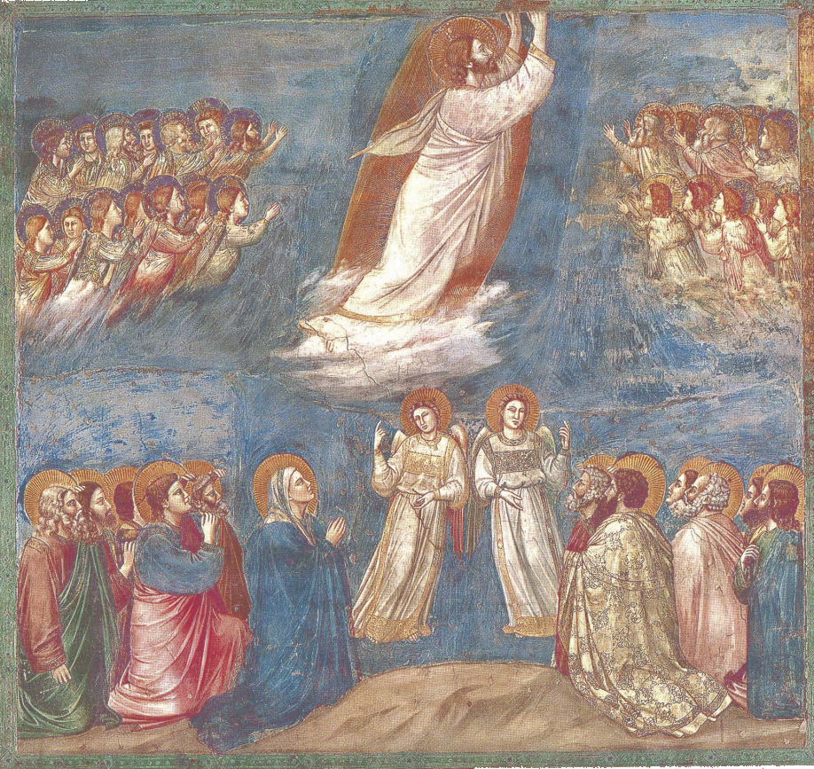 Giotto, The Ascension of Our Lord 
Scrovegni Chapel, Padua, Italy, 1305