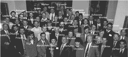 1998 Composers Forum Attendees in black and white with names